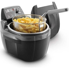 Resim Fritel Turbo Fritöz Siyah 2300 W Çıkabilir Hazne 