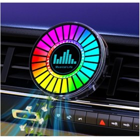 Resim gaman Sese Duyarlı Ve Ritim Animasyonlu Araç Içi 170 Renk Modlu Bluetooth Özellikli Ve Kokulu Ekolayzer 