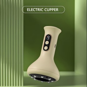 Resim 9 ayarlanabilir seviyeli elektronik kupa ve kazıma cihazı. USB şarj edilebilir, 1200mAh bataryalı. Vücut üzerinde kullanılabilen bir kupa aracıdır ve 8 yuvarlak çelik bilye içerir. Ev kullanımı için uygundur 