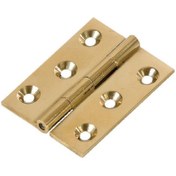 Resim Ar-Pat Krom 5x3 cm Pirinç Dar Sabit Menteşe (AR-P195-02) 