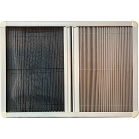 Resim Mastro Özel Seri Krem Kasa, Tam Karartma (Blackout) Kumaşlı Karavan Perdesi 