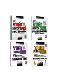 Resim Yediiklim Tüm Adaylar İçin Yedi Adımda Temel Matematik+problemler+geometri+sayısal Mantık Tamamı Video Çözümlü Set 