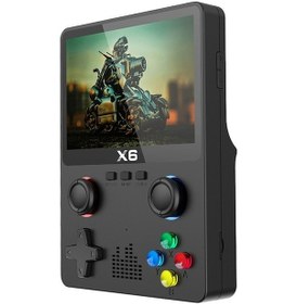 Resim Bosphorusboutique Yeni X6 Vkemall Simüla Psp Oyun Oyun Oyun Konsolu Konsolu Konsolu Joystick Hd Gba El Çift Arcade 2023 Zu 
