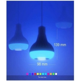 Resim Chermik Pratik Kullanım Music Bulb Bluetooth Hoparlör Akıllı Led Ampul Lamba 