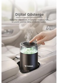 Resim Araç İçi Aroma Difüzörü Hava Nemlendirici Şarjlı Oda Ve Araba Kokusu Tcf01 Secret Forest 