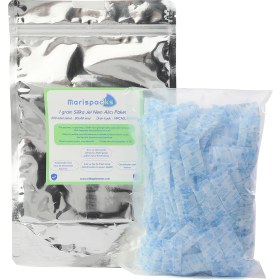 Resim Marispacks 1 G x 250 Adet Silikajel Nem Alıcı Paket (Aihua Paper, Metalize Doypack Ambalajda) 