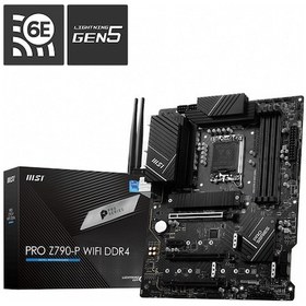 Resim MSI Pro Z790-P WIFI DDR4 Intel Z790 5333 MHz (OC) DDR4 Soket 1700 ATX Anakart 