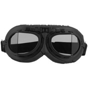 Resim Synodicmonth Retro Gri Motosiklet Kaskı Pilot Gözlüğü Jet Pilot Vintage Iı. Dünya Savaşı Pilot Gözlüğü Motosiklet Scooter Gözlükleri Uv Kask İçin 