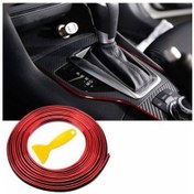 Resim Renault Clio 4 Hatchback Araç Içi Nikelaj Kırmızı Torpido Ip Trim 
