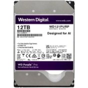 Resim Western Digital Purple Pro 12TB 7200RPM 256MB Sata3 7/24 Güvenlik 3.5" Harddisk (WD121PURP) 