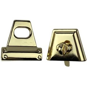 Resim Üçgen Kilit Çanta Aparatı Gold 3,5cm 