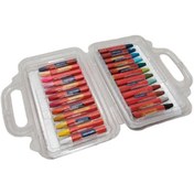 Resim Kidsmode Yağlı Pastel Boya Altıgen 24 Renk Çantalı 
