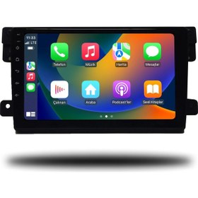Resim Oskodi Suzuki Vitara Android Carplay Multimedya 2007-2011 6gb Ram + 128gb Hafıza 