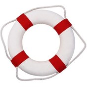 Resim Novahub Kırmızı Ev Zanaat Cankurtaran Simidi Asılı Cankurtaran Simidi Akdeniz Tarzı El Sanatları Ev Dekorasyonu 14cm 14cm 