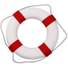 Resim Novahub Kırmızı Ev Zanaat Cankurtaran Simidi Asılı Cankurtaran Simidi Akdeniz Tarzı El Sanatları Ev Dekorasyonu 14cm 14cm 