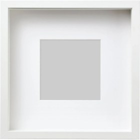 Resim Beyaz Çerçeve, Beyaz, 25X25 cm 