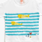 Resim Koton Erkek Bebek Ekru T-Shirt 3SMB10137TK 