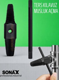 Resim Transformacion Ters Kılavuz Hasarlı Musluk Boru Vana Kılavuz Seti Musluk Açma 721691 