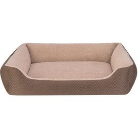 Resim Pet Comfort Bravo Duo Köpek Yatağı Kahverengi/Bej XL 105x80cm 