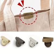 Resim 6 Adet Manyetik Altın Çanta Tokası Seti, 20 X 7mm, 4 Renk - Çantaların ve Giysilerin Dikişsiz Kapatılması İçin Uygun - DIY El Sanatları Aksesuarları 