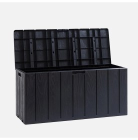 Resim Csb Store 270 L Bahçe Depolama Sandığı Kilitli Plastik Çok Amaçlı Dış Mekan Sandık 117,5X45X56 Cmm 