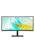 Resim Samsung ViewFinity S6 S65UC 34" 100 Hz UWQHD (3440 x 1440) Kavisli Monitör LS34C652UAUXUF 