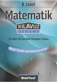 Resim 8.Sınıf Matematik Kılavuz Deneme - Bloktest Yayınları 