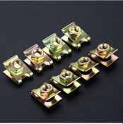 Resim Lasonstiges 20 Adet.j139 Evrensel Ehliyet Bağlantı Elemanı Klips Toka Metal Vida U Tipi Somun Klipsleri Fit 6mm Delik 