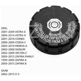Resim Opel Astra Gh Combo Corsa C Meriva A Signum Vectra C Zafira Family Ab 51349060 Huiliang İçin Fren Hidroliği Deposu Şişesi Depo Kapağı 