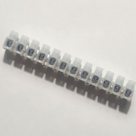 Resim No:1 Yanmaz Plastik Sıra Klemens 12 Li 2 Adet 