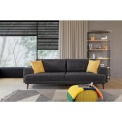 Resim Perla Sofa Nobis Yataklı Kanepe Babyface Antrasit 
