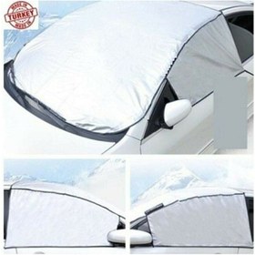 Resim Zifona Araç Buzlanma Önleyici Araba Cam Üstü Kar Örtüsü Ön Ve Yan Cam Branda 