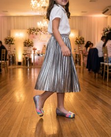 Resim Mini Melissa Ultragirl Gümüş Simli Unicorn Kız Çocuk Ayakkabısı | 28-35 Numara | İkonik Kokulu - 34 