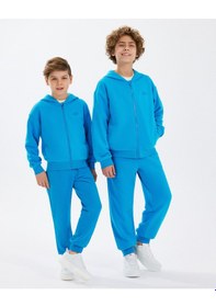 Resim Skechers B Essentials Jogger Sweatpant Büyük Erkek Çocuk Mavi Eşofman Altı Sk232066-315 Mavi 