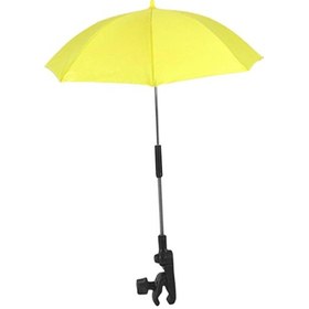 Resim Suntek Plaj Sandalyesi Şemsiyeleri Çok Amaçlı Bebek Arabası Sarı 