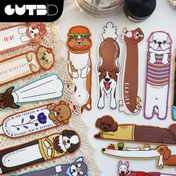Resim 30 Adet Sevimli Köpek Temalı Kitap Ayracı, Kitaplar, Telefon Kılıfları & Günlükler için Renkli Karikatür Tasarımlar - GUTBD 
