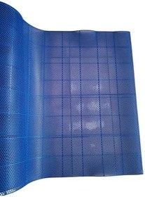 Resim PVC KARE PASPAS 90 X 400 CM MAVİ BANYO KAYMAZ YER ZEMİN MATI - 