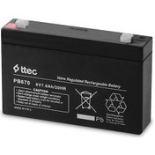 Resim Ttec 6 Volt 7A Akü - 6V 7 Ah Bakımsız Kuru Akü 2024 Üretim 