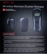 Resim PDX Canon Için Timerli Wfc 10 Wireless Kumanda 