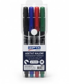 Resim Mebey Home Gıpta 4 Renk Asetat Kalem Seti 