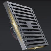 Resim Gaojunshop01 Paslanmaz Çelik Banyo Lavabo Gideri Yüksek Akış Dayanıklı Bambu Raft Gri 