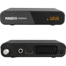 Resim Magbox Federal Mini Hd + Scart Tkgsli Uydu Alıcısı 