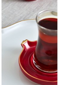 Resim Karaca Elegance Bone Nar 28 Parça 6 Kişilik Kahvaltı Takımı Gold 