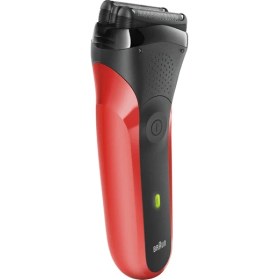 Resim Braun Series 3 300s Şarj Edilebilir Islak Ve Kuru Elektrikli Tıraş Makinesi, Kırmızı 