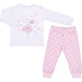 Resim Organik Bebek Pijama Takımı Ekru 