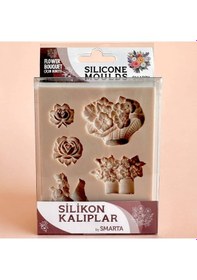 Resim Smarta Silikon Kalıp Çiçek Buketi Sk1013067 