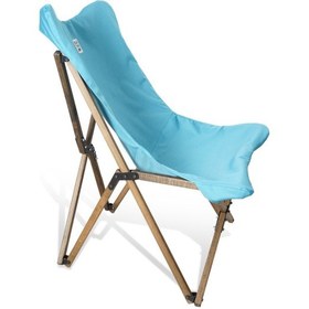 Resim Bag The Joy Ahşap Antrasit İskelet - Turkuaz Kılıf Sandalye Turkuaz 