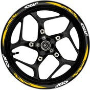 Resim Ogec Worx Cbf Beyaz yazılı turuncu reflektif pençe şeritli 