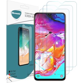 Resim Microsonic Samsung Galaxy A70 Ekran Koruyucu Nano Cam (3'lü Paket) 