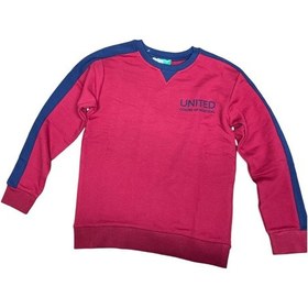 Resim E Çocuk Benetton-b21606 Benetton Sweatshirt Kırmızı Kırmızı 